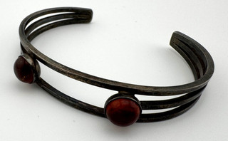 Denmark N.E. From Sterling Silver Cuff Bracelet Vintage 17.2g