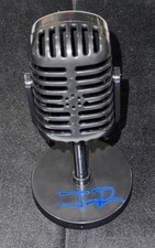 Joe Davis Signed Microphone JSA COA Fox Sports Baseball Commentator Dodgers