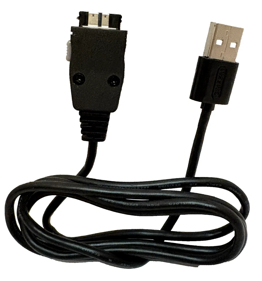 Cable de sincronización de datos USB para Samsung YP-T10 YP-P2 YP-P3 YP-S5 Foto 2 de 2