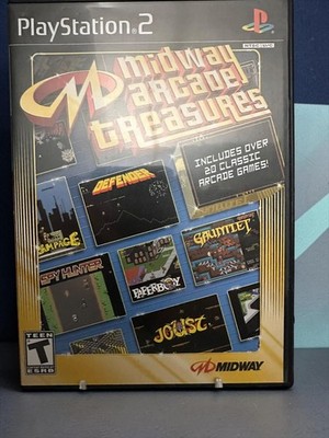 Midway Arcade Treasures 2 (Sony PlayStation 2, 2004) w/ Manual 