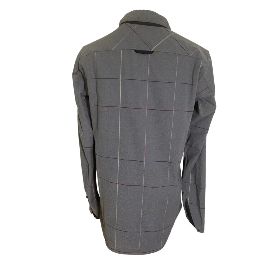 NUEVA Camisa Fjallraven X Specialized Rider's Franela Para Mujer S Gris Botón a Presión Foto 4 de 4