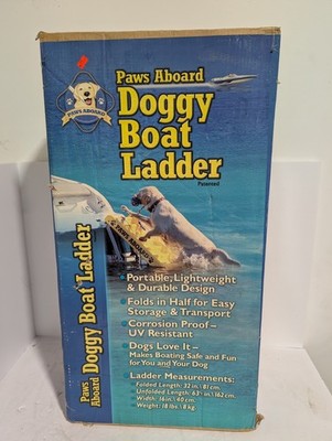 Paws Aboard Boat Doggy Boat Ladder Ramp 64'' x 16'' New 