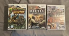 Nintendo Wii Lot Of 3 Games Complete In Box Tested Dinosaur Hunter Cabelas 2010