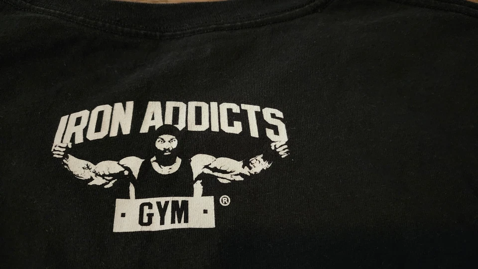 Camiseta Champion Iron Addicts Gym CT Fletcher culturismo Arnold Classic XL Foto 4 de 4