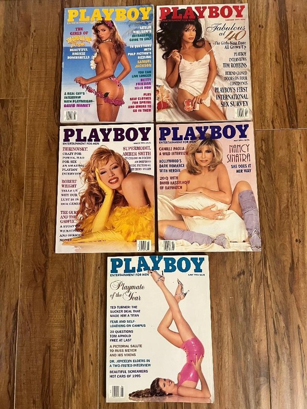 Playboy magazines 1995