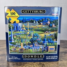 Dowdle National Park Series Gettysburg 500 Piece Jigsaw Puzzle Made In USA