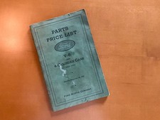 1932 Ford V84cyl Parts Price List