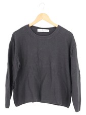 JONAS NIELSEN STOCKHOLM Herren Pullover Gr. 42/M Grau Baumwolle Rippstrick