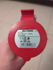 Scame IP44 Red Cable Mount 3P + E Industrial Power Socket, Rated At 32A, 415 V