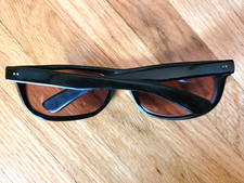 Vintage B L Ray-Ban Black Ebony Balorama Wrap Sunglasses  Frame Only 