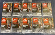 Lot of 10 x Ozark Trail Emergency Poncho Water Resistant PVC-Free Clear