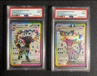 SEQUENTIAL SET PSA 9 Umbreon EX #176 & Espeon EX #175 Prismatic Evolutions