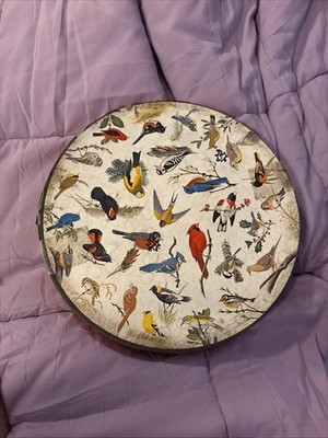 Vintage 1965 Springbok Round Puzzle Song Birds #C928 Don Eckelberry