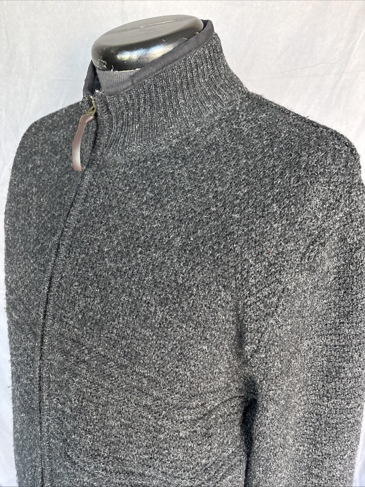 Pendleton Full Zip Cardigan Sweater Shetland Wool… - image 6