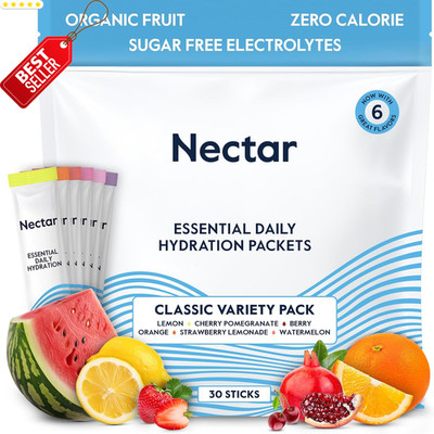 Hydration Electrolyte Powder Packets Sugar Free Organic Fruit 30 Count US