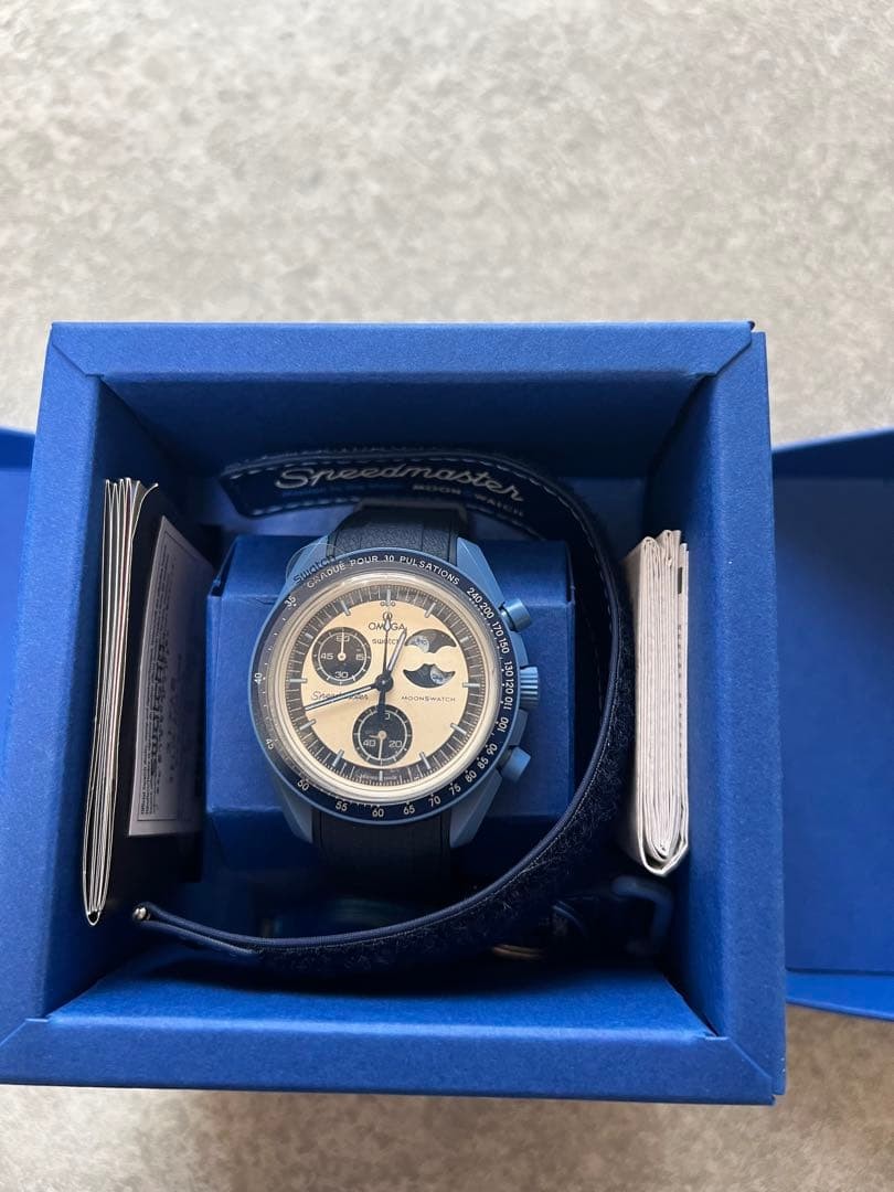 Swatch Omega Bioceramic Moonswatch Mission To the Super Blue