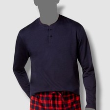 New 98 Club Room Men's Blue Crew Neck Sweatshirt Long Sleeve Top Sweater Size L