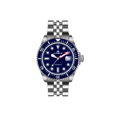 Automatic Mens Wristwatch LORENZ 26148BB Stainless Steel Blue Sub 100mt