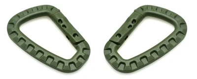 Mousqueton tactique Kaki x2 - Photo 1/4