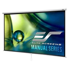 ELITE SCREENS MANUAL SERIES 100" 16:9 PULL DOWN Projector - Scratch & Dent