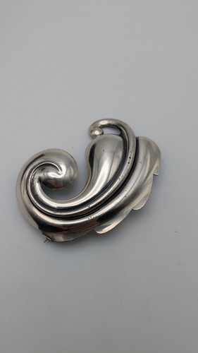 Vintage Monet Art Deco Sterling Brooch - Picture 2 of 22