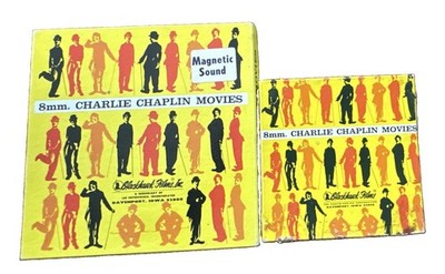 Lot of 2 Vintage Charlie Chaplin 8mm Films Blackhawk Easy Street Kids Auto Race