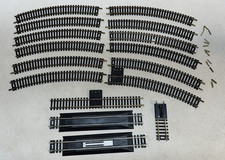 Atlas HO Snap Track Mix LOT of 16 Terminal Straight, Curves UnCoupler ReRailer