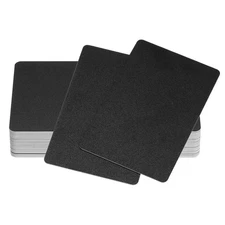 20Pcs Inkjet PVC ID Cards, Frosted Double Side Card for Inkjet Printer, Black