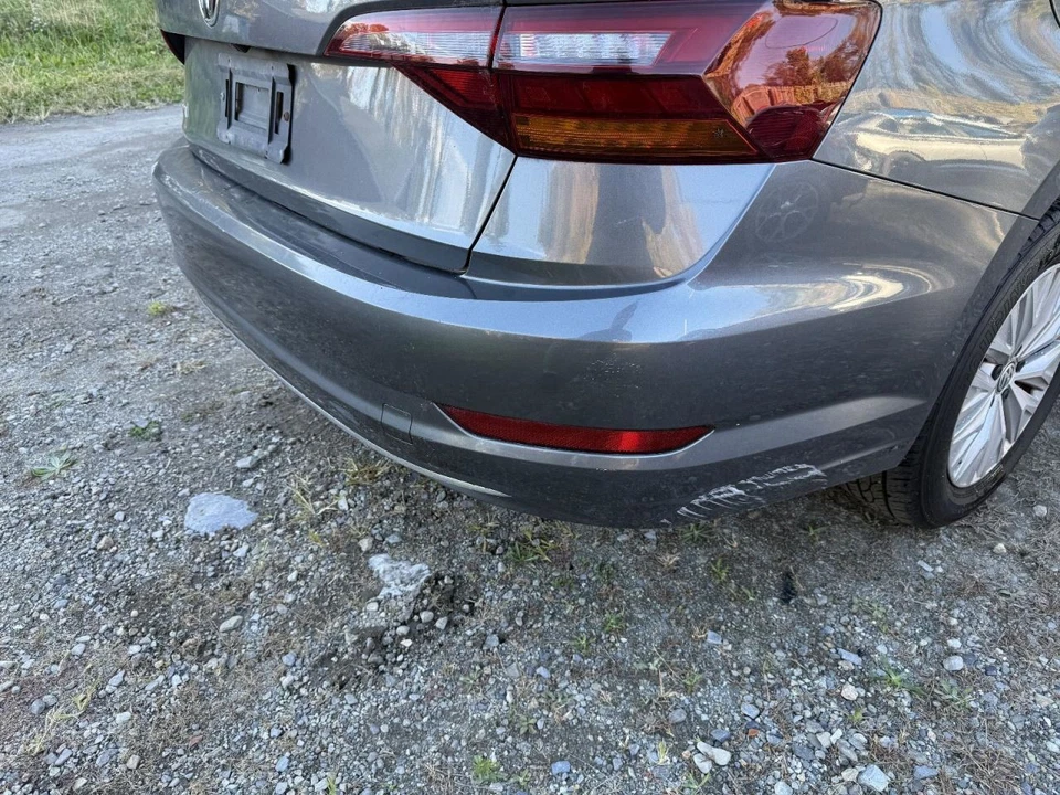 2019-2021 Volkswagen Jetta Rear Bumper Cover Some Loose Paint Gray - Image 3 of 4