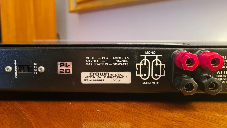 AMCRON CROWN POWER LINE TWO PL2 - Immagine 4 di 4