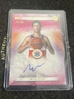 Topps Inception 25/26 Will Riley Washington Wizards RC Auto Pink # /99