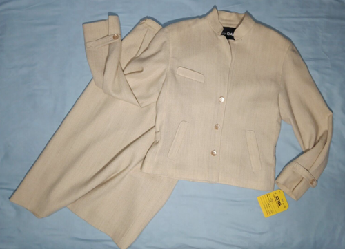 Vintage Pierre Cardin Woman's 7/8 Skirt Suit 2 pc Set Lined Syms Paris New York - Picture 19 of 24
