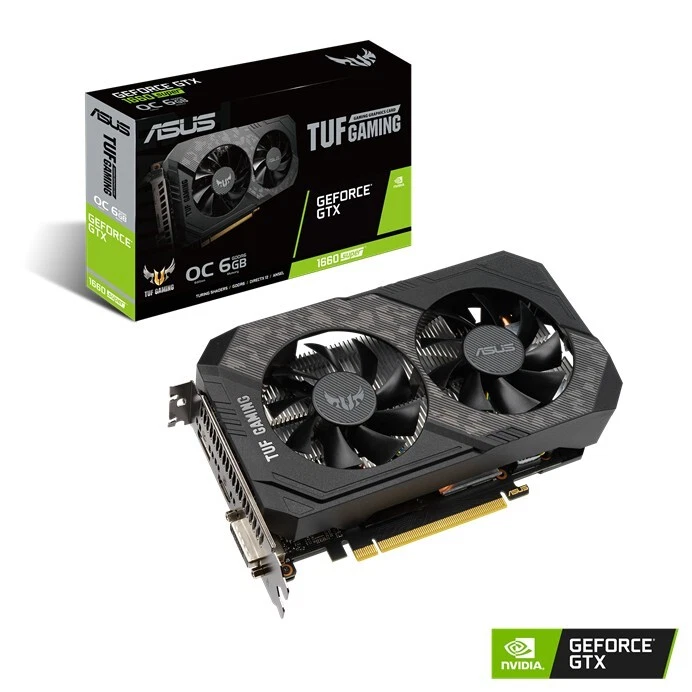 ASUS TUF Gaming GeForce GTX 1660 SUPER 6GB GDDR6 Graphics Card