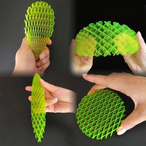 Fidget Worm Toy Cool Toy Worm Big Fidget Toy Green Cute Worm Shaped Ornament Fun - Picture 5 of 9
