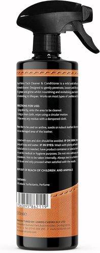 Leather Tack Cleaner and Conditioner | Equestrian Horse Saddle Spray, 500Ml - Picture 2 of 12