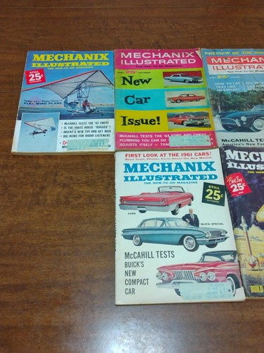 Vintage Mechanix Illustrated Magazine Lot 6 1959-1964 Gear Heads - Bild 4 von 16
