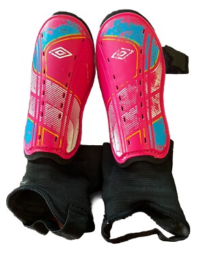Pre-owned Pink Umbro Soccer Shin Guards XS Girls