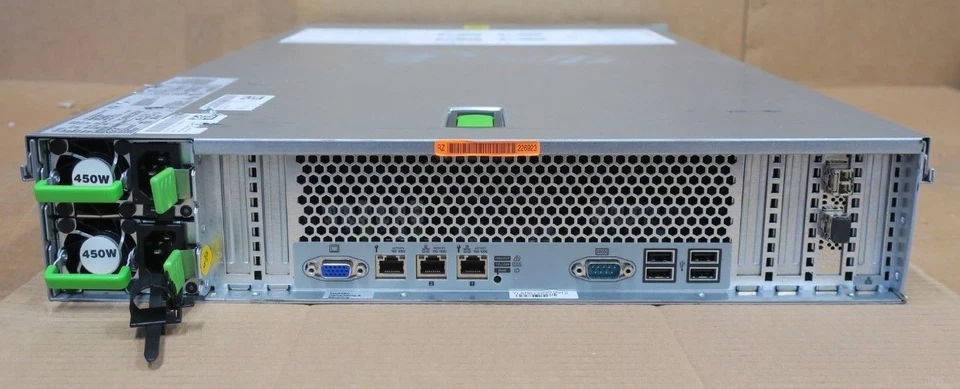 Servidor Fujitsu Primergy RX300 S7 2x E5-2630 6 núcleos XEON 2,30 GHz 24 GB 900 GB HDD Foto 2 de 3