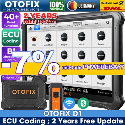 2025 OTOFIX D1 Profi KFZ Diagnosegerät OBD2 Scanner ECU Coding ALLE SYSTEM 