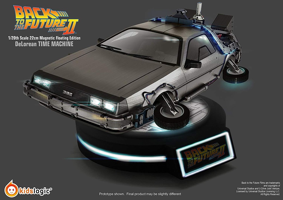 Back to The Future Part II 1/20 Magnetic Floating Figure DeLorean