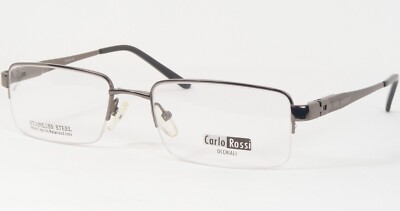 Carlo Rossi OCCHIALI 7341 C01 Gunmetal Gray RARE EYEGLASSES GLASSES 56-18-145mm