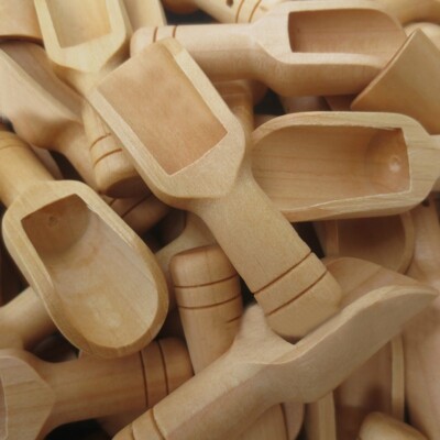 Miniatur Holzl?ffel f??r Honigsalz Mehrzweck und bequem (1/5 Stck.)