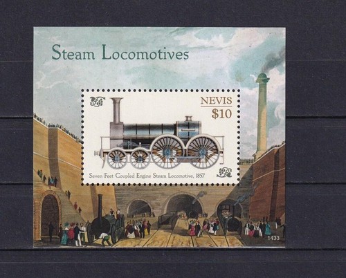 SA11e Nevis 2014 Steam Locomotives mint minisheet