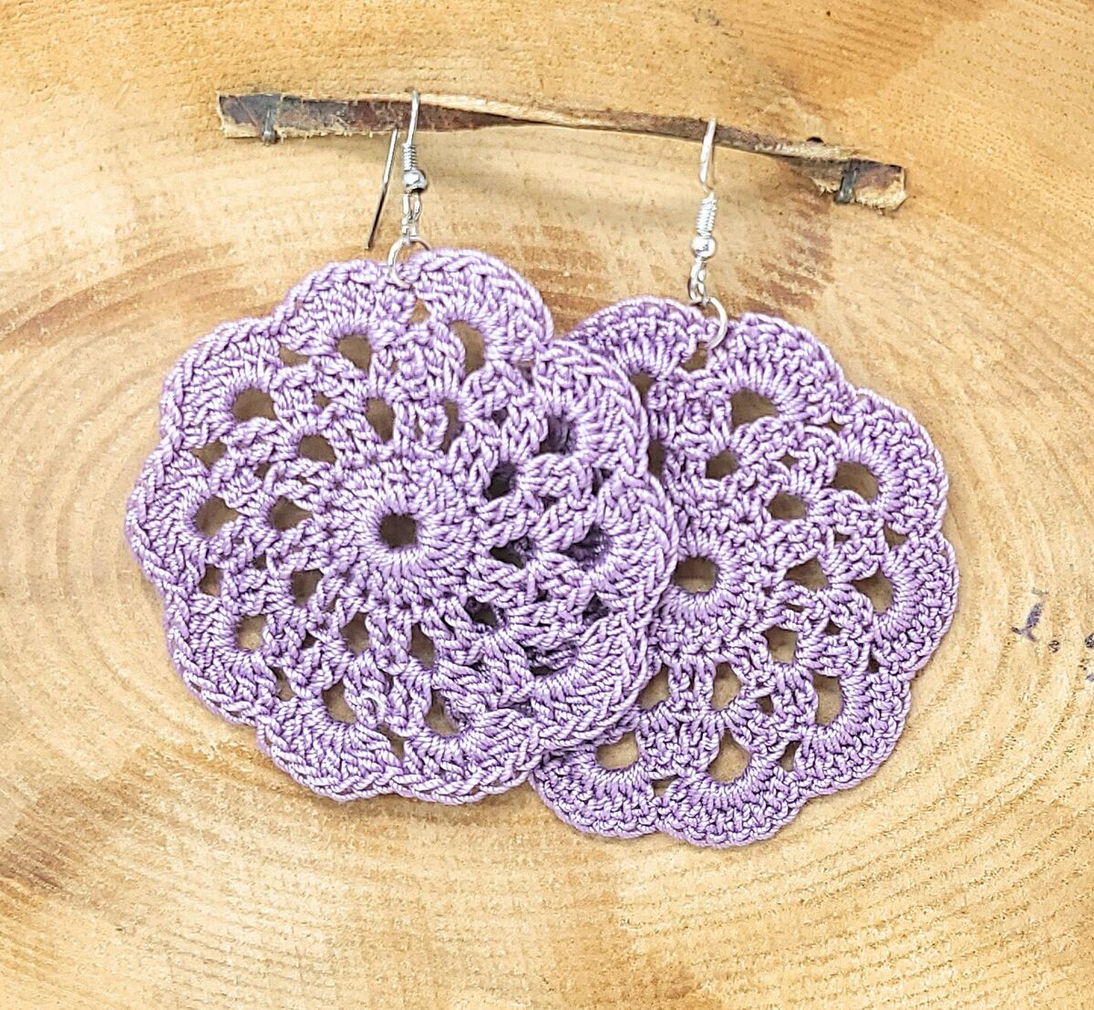 Tiny Crochet Doily Jewelry by McCordWorks / The Beading Gem