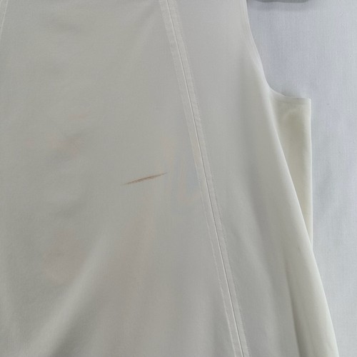 Camiseta sin mangas Athleta talla S Zephyr refinada peso pluma elástica comodidad blanco roto - Imagen 5 de 9