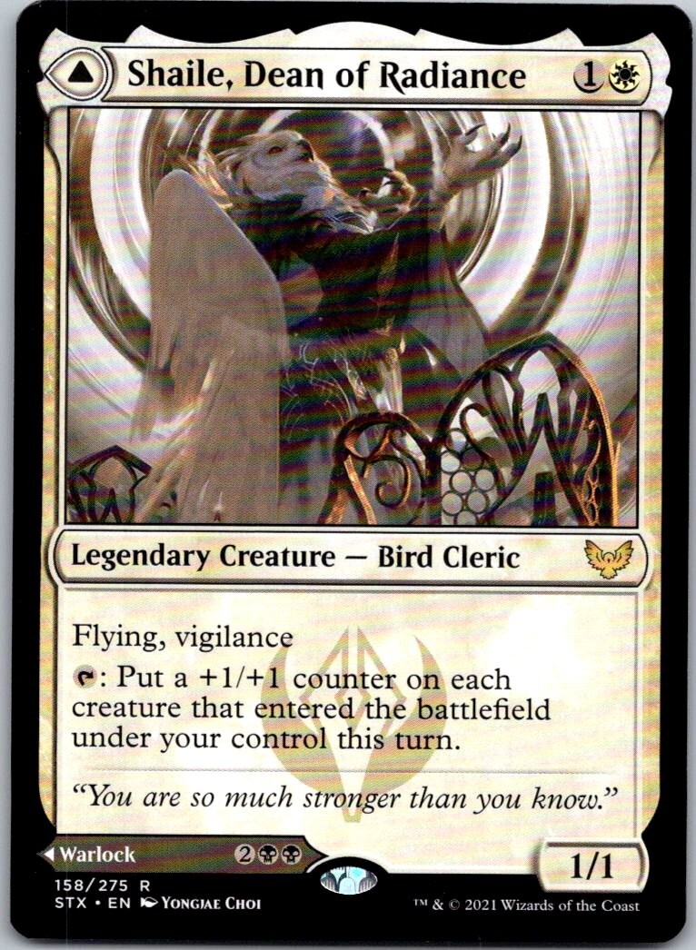 mtg radiance cards Magic the Gathering Shaile, Dean of Radiance Strixhaven: School of Mages MTG