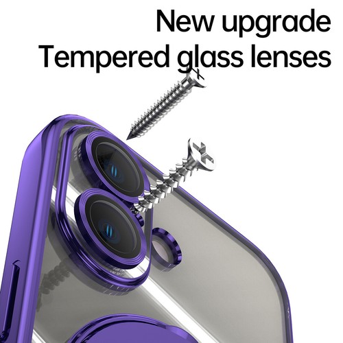 For iPhone 15 16 Pro Max 14 13 12 Pro Clear Mag Safe Shockproof Ring Stand Case - Photo 35 sur 39
