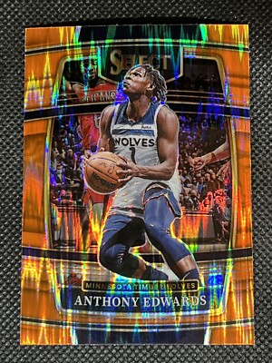 INORANESPエドワーズ 2021-22 Panini Select ANTHONY EDWARDS #49 ORANGE FLASH