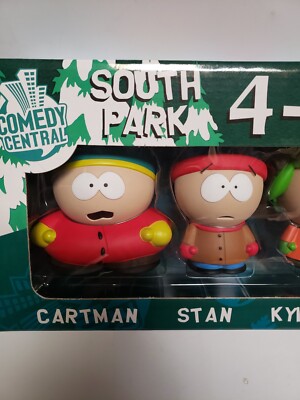 Figurines South Park - Lot De 5 Personnages : Kenny, Cartman, Kyle, Butter, Stan - NEUF Sous Blister