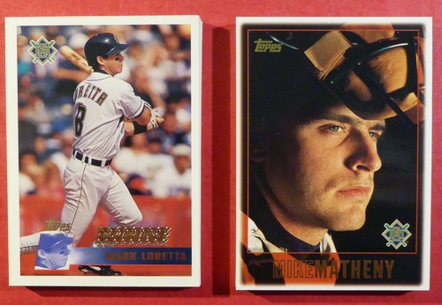 1996 & 1997 Topps Milwaukee Brewers Team Sets with AAA & Prospect (34 Cards) - Bild 1 von 4